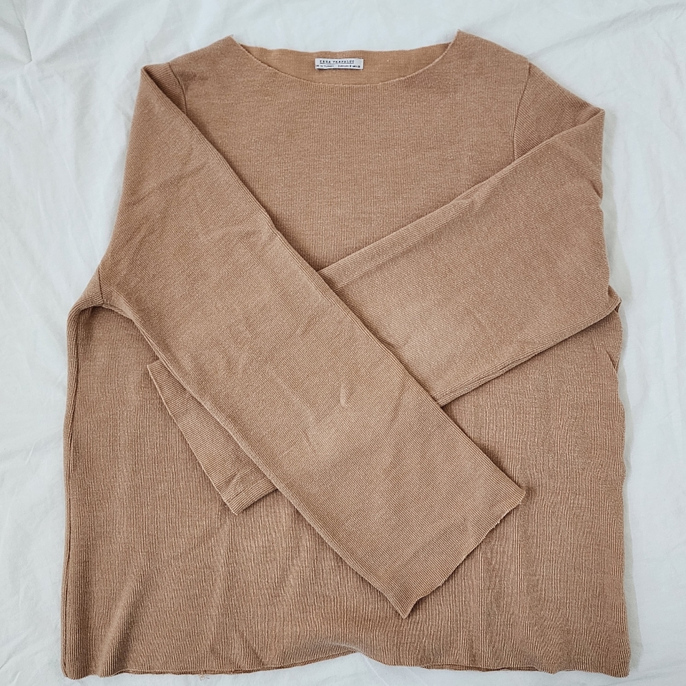 Zara oversized boatneck sweater